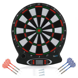 Professional Electronic Hanging Dartboard with LCD Scoreboard