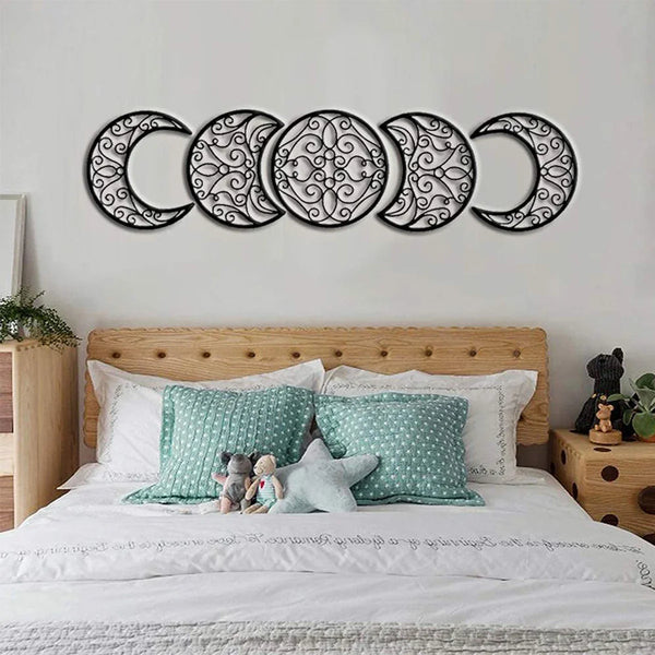 Black Moon Phase Wall Hanging