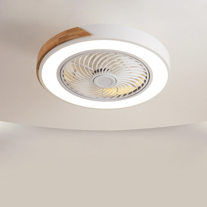 Miravique Wood Ceiling Fans With LED Lights