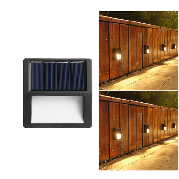 LED Solar - Outdoor Patio Step Lights, Round, Square, Waterproof