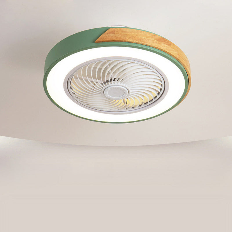 Miravique Wood Ceiling Fans With LED Lights