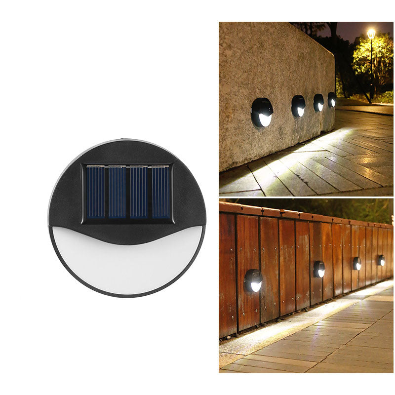 LED Solar - Outdoor Patio Step Lights, Round, Square, Waterproof