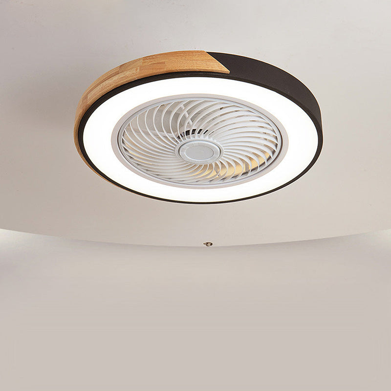 Miravique Wood Ceiling Fans With LED Lights