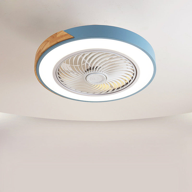 Miravique Wood Ceiling Fans With LED Lights