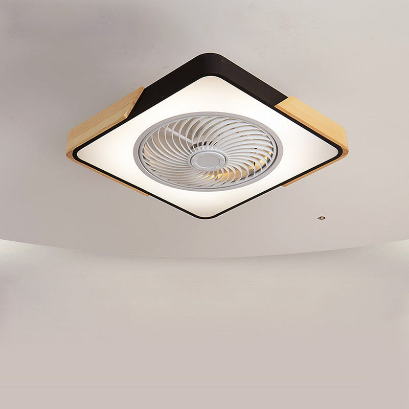 Miravique Wood Ceiling Fans With LED Lights