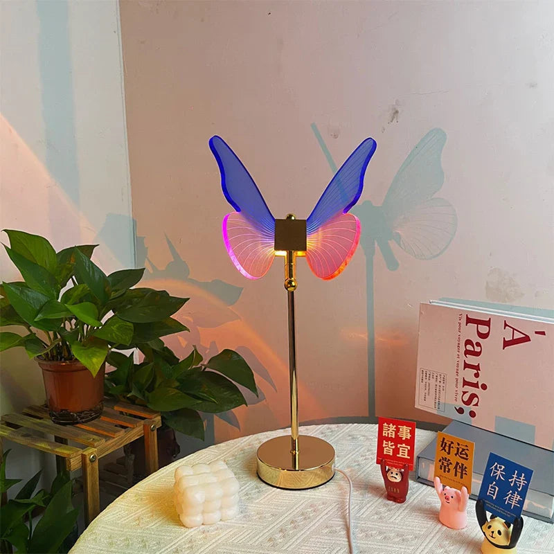 Acrylic Butterfly LED Table Lamp