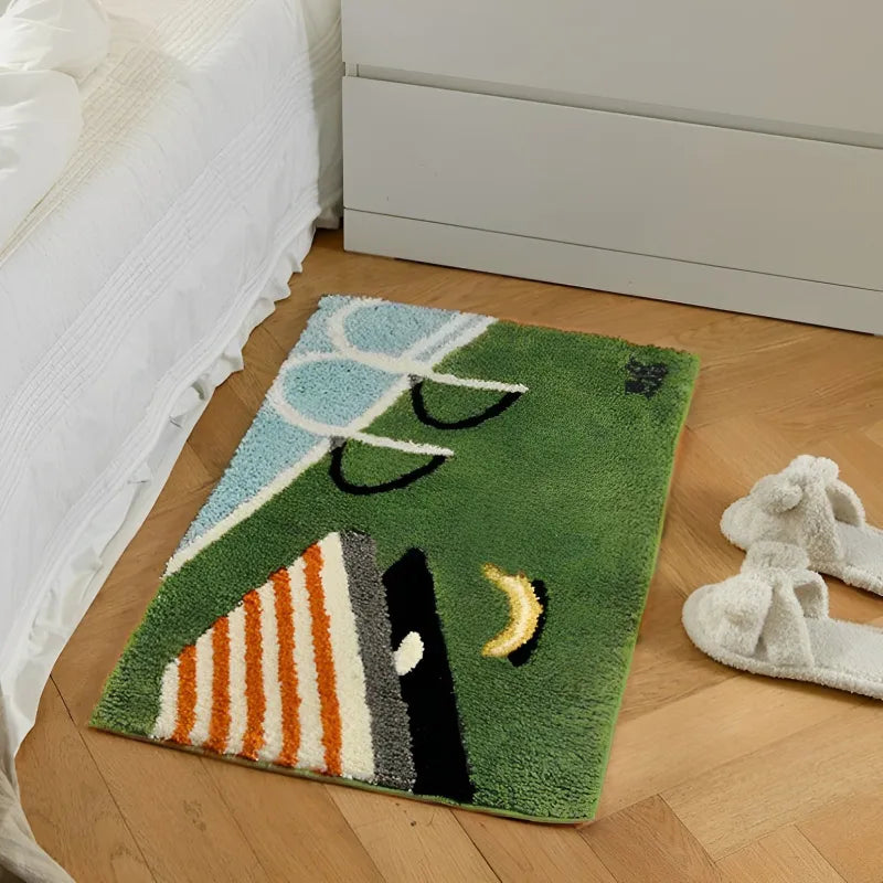 Swimming Pool Hand-Crafted Bath Mat