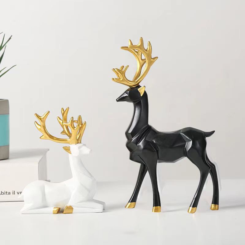 Miravique Nordic Reindeer Sculptures