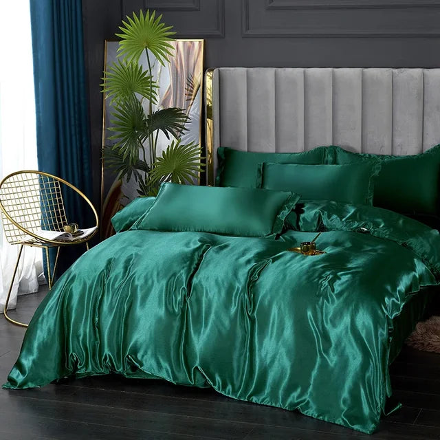 Silk Satin Bedding Set