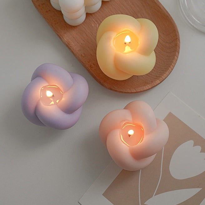 Rope Apple Decorative Candles