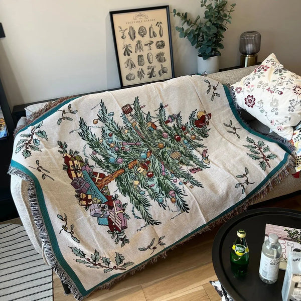 Christmas Vibe Throw Blanket