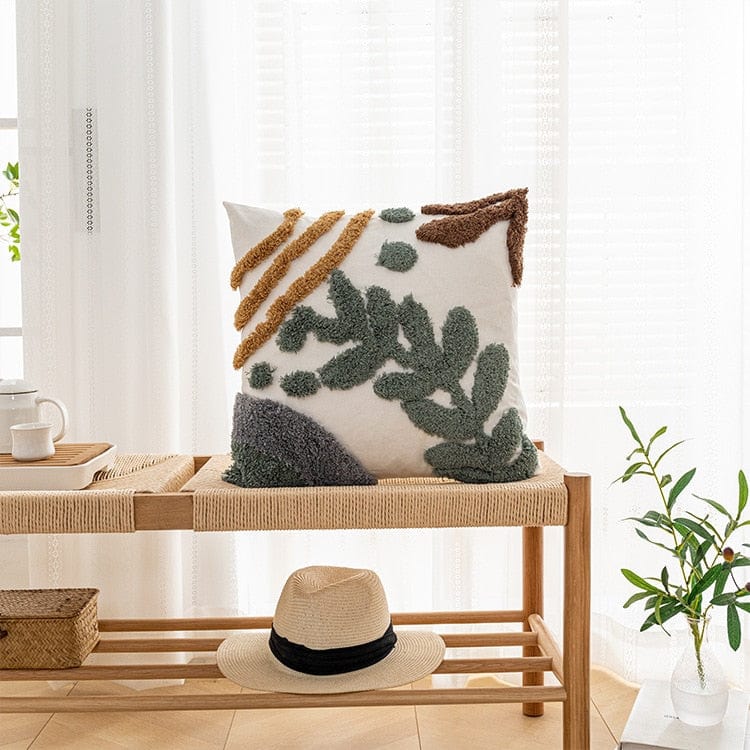 Foliage Tuft Pillow Cover