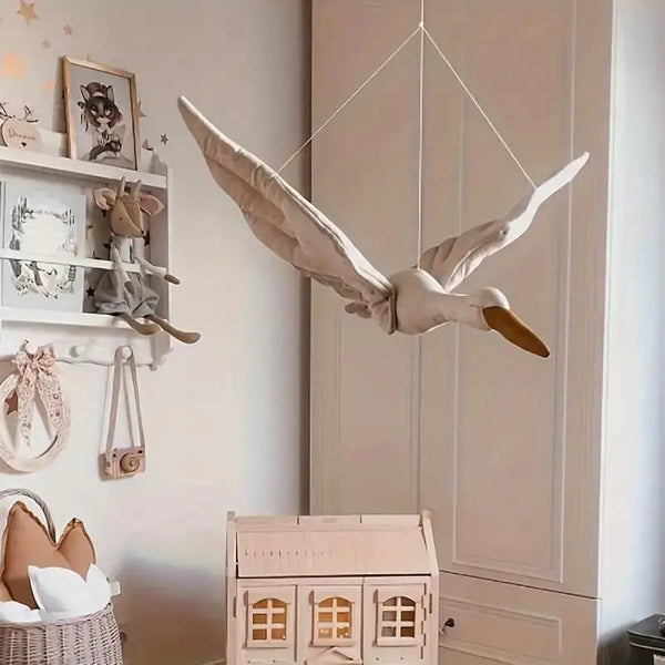 Hanging Stork cuddly toy | Nice decoration for the children's room