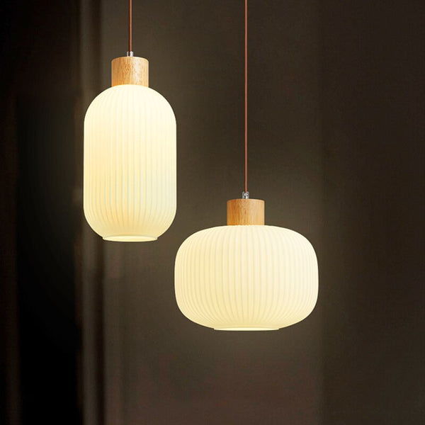 Miravique Loft Glass Lampshade Pendant Lamp