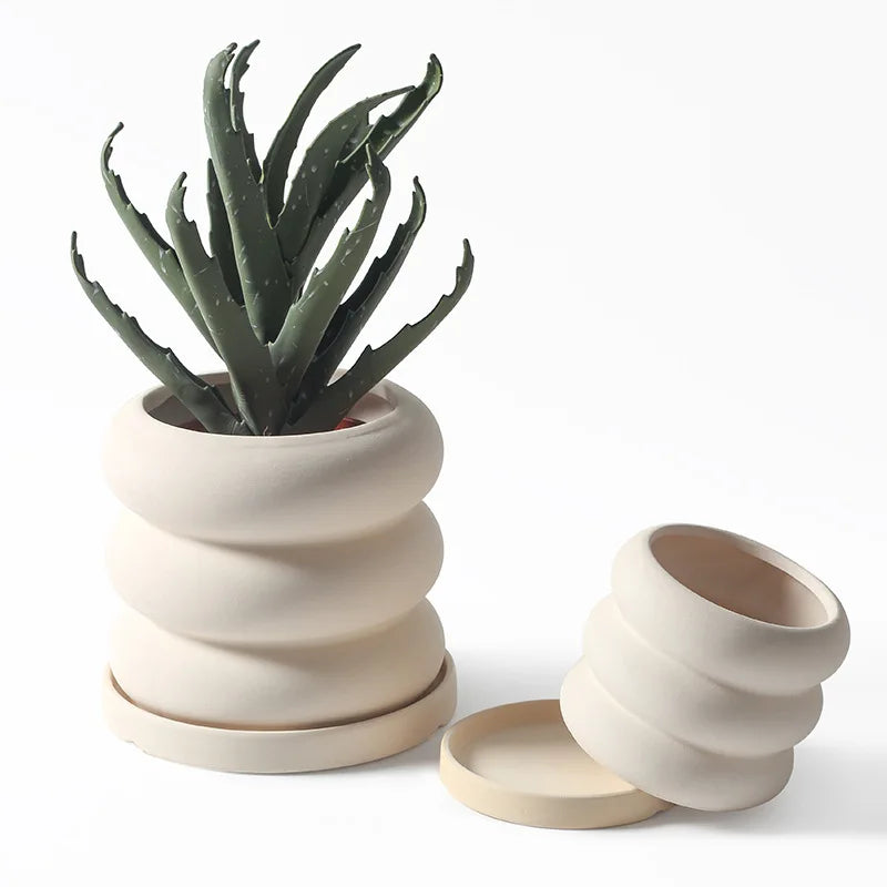 Natural Rounds Bubble Planter