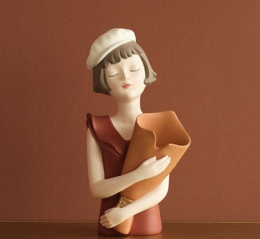Stylish Lady Decorative Figurine