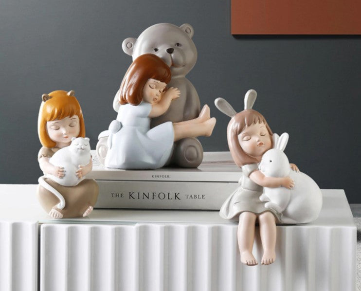 Little Girl Decorative Figurines