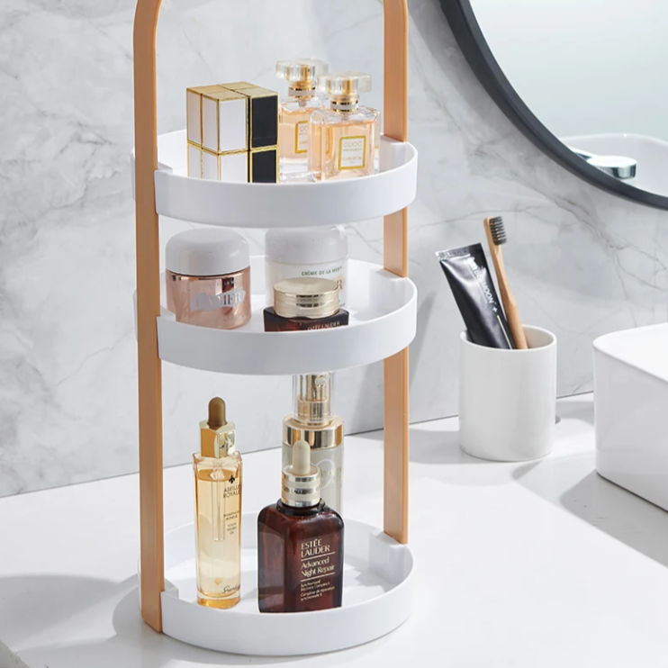 Luxury Cosmetics Organizer – Stackable Beauty Storage with Waterproof and Dustproof Design