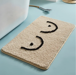 Playful Fluffy Bath Mat