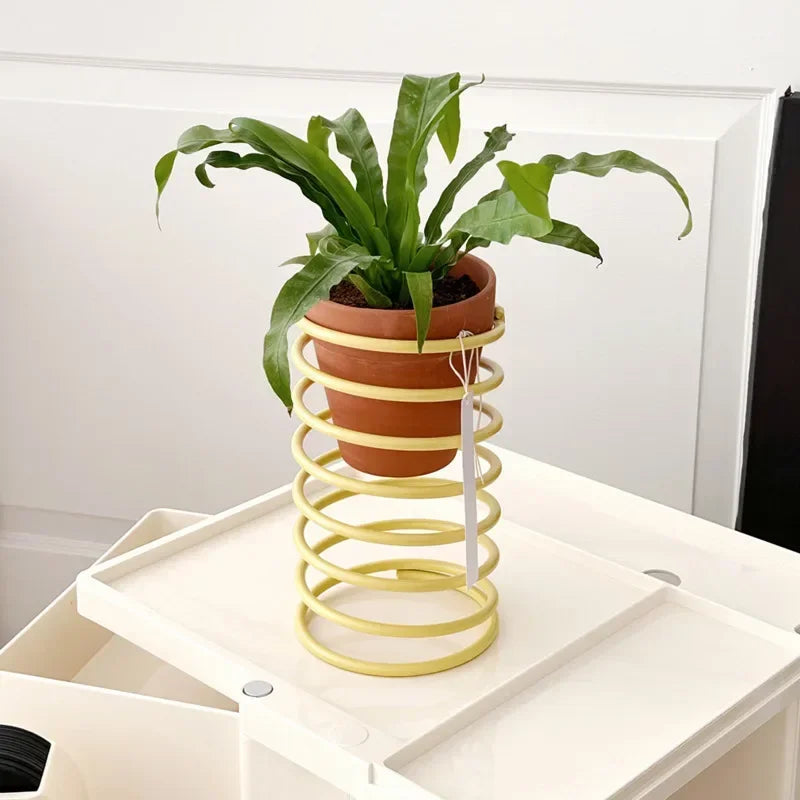 Spring Wire Planter Stand