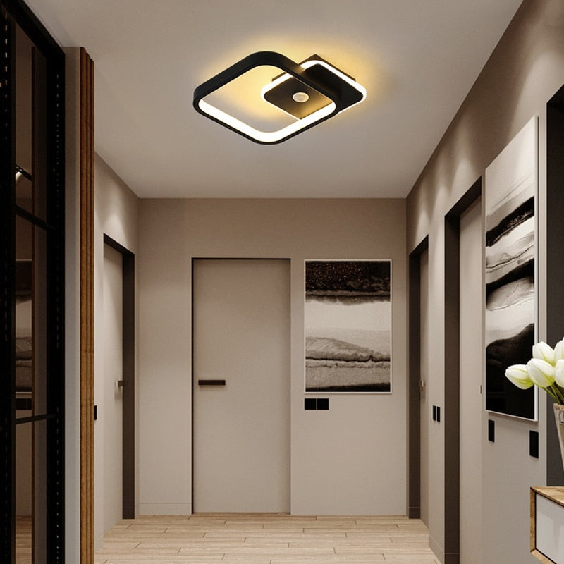 Human PIR Motion Sensor LED Ceiling Lamp for Bedroom Corridor