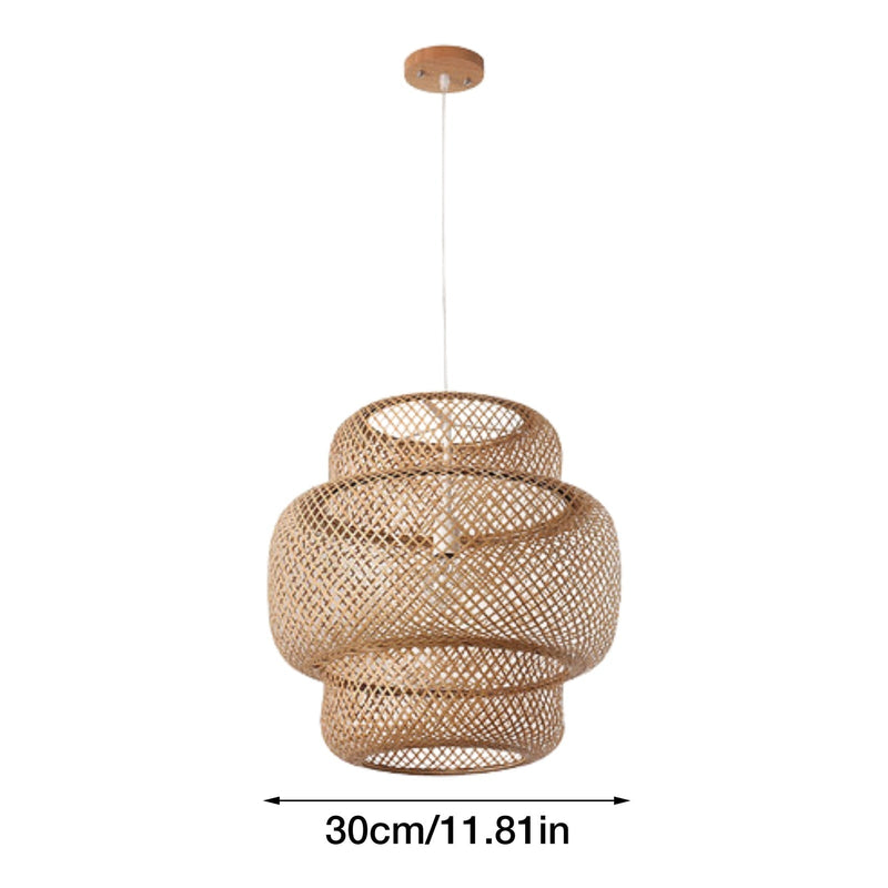 Miravique Knitted Weaving Bamboo Pendant Lamp