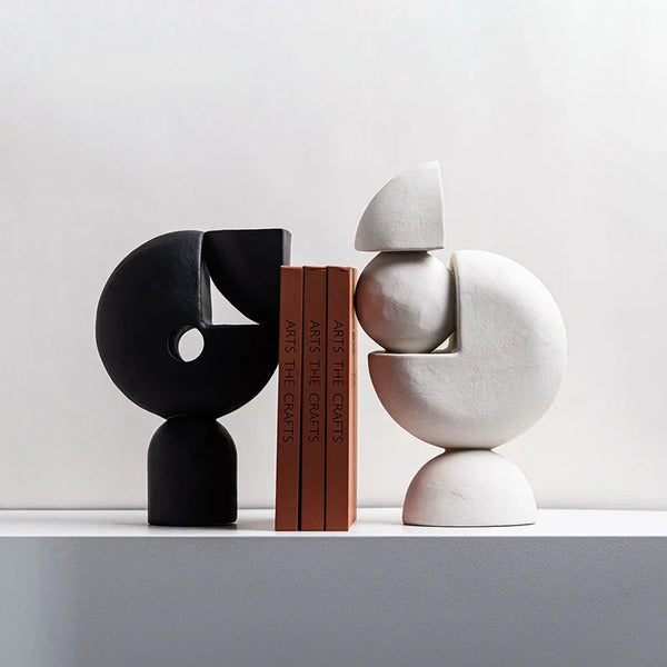 Nordic Geometric Decorative Sculpture