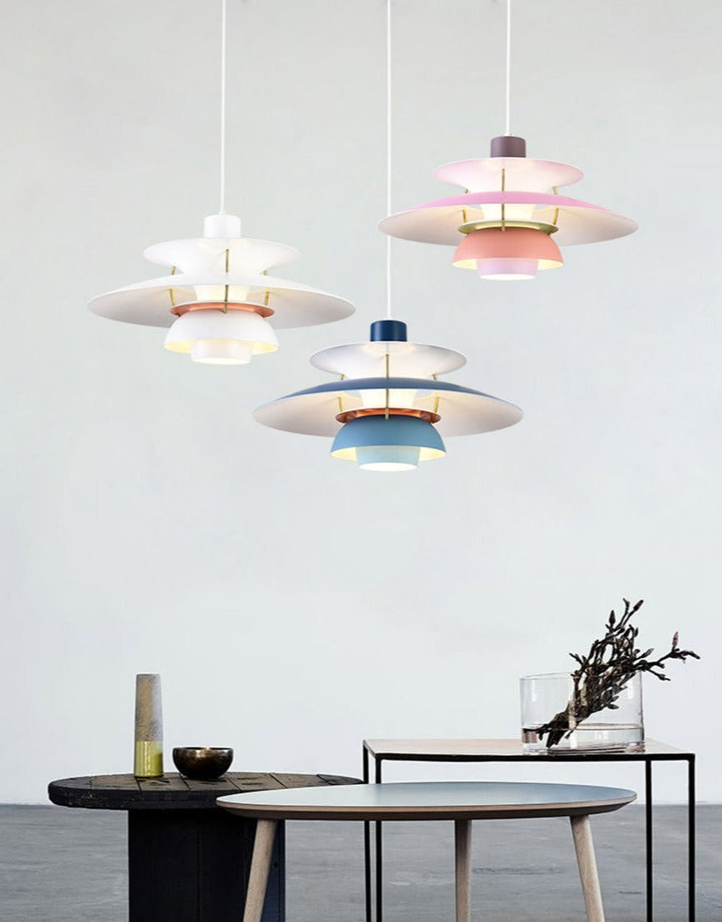 Miravique - Modern Colorful Layered Pendant Lights