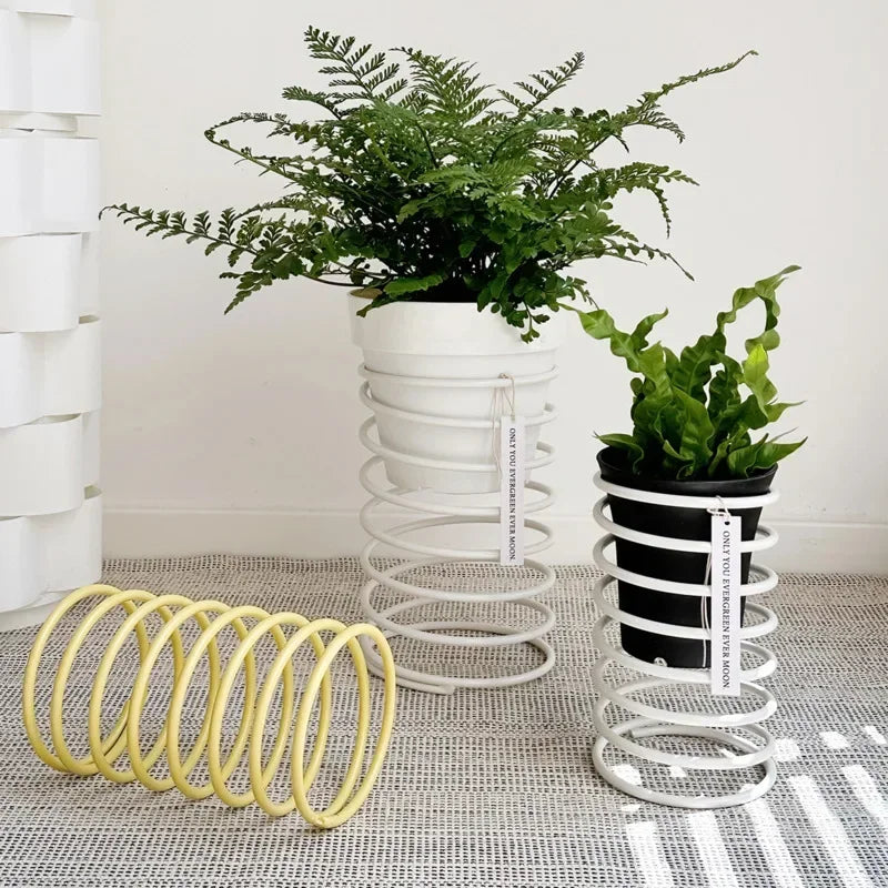 Spring Wire Planter Stand