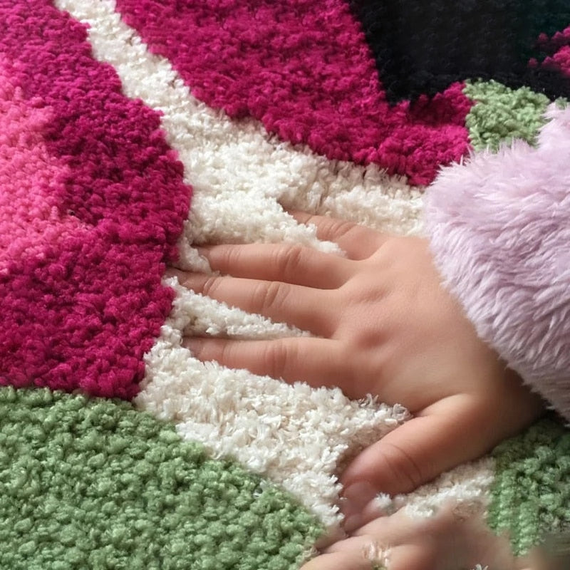 Tart Cherry Tufted Bath Mat