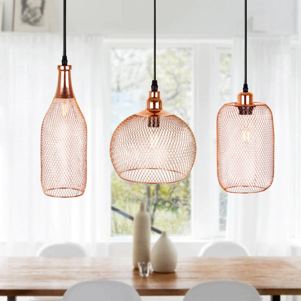 Miravique - Modern Cage Pendant Lights