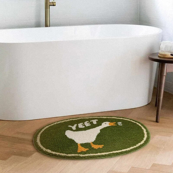 Cute Animal Hand-Crafted Bath Mat