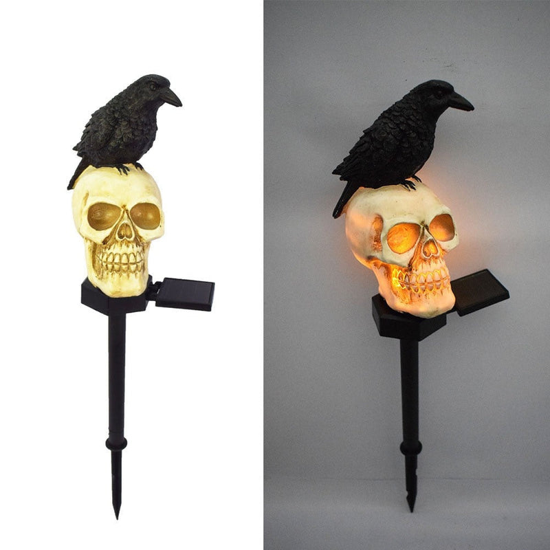 Skull Garden Solar Decorative Lights