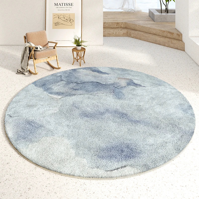 Luxury Minimalist Soft Round Rug