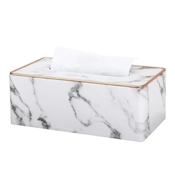 Silk Marble Tissue Box