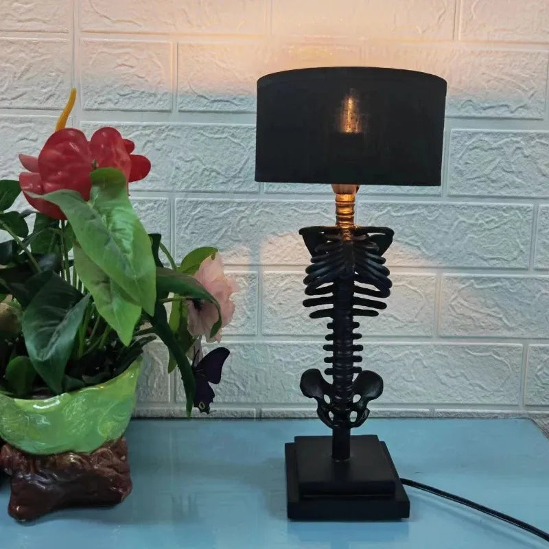 Handmade Skeleton Table Lamp