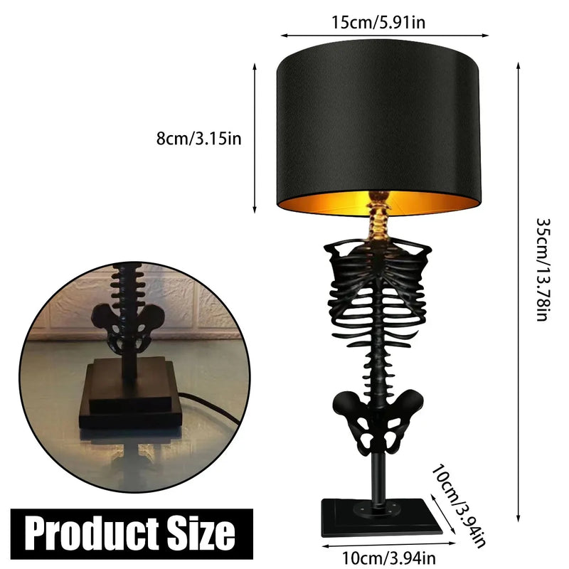 Handmade Skeleton Table Lamp