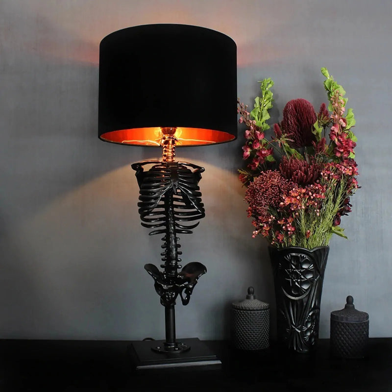 Handmade Skeleton Table Lamp