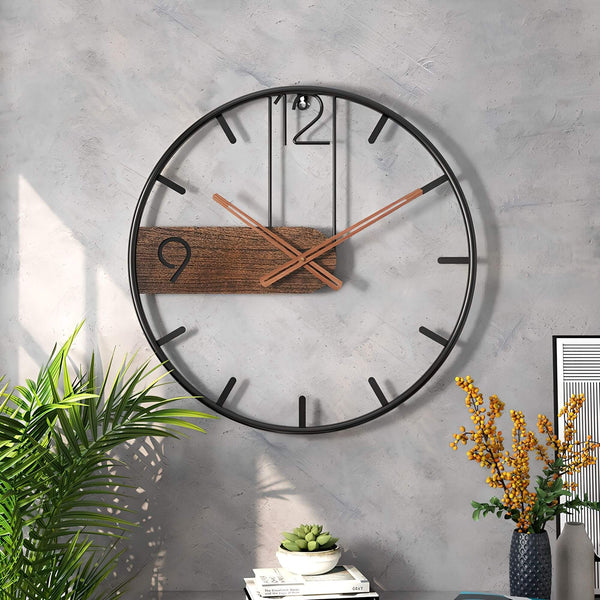 Miravique-Walnut Wall Clock