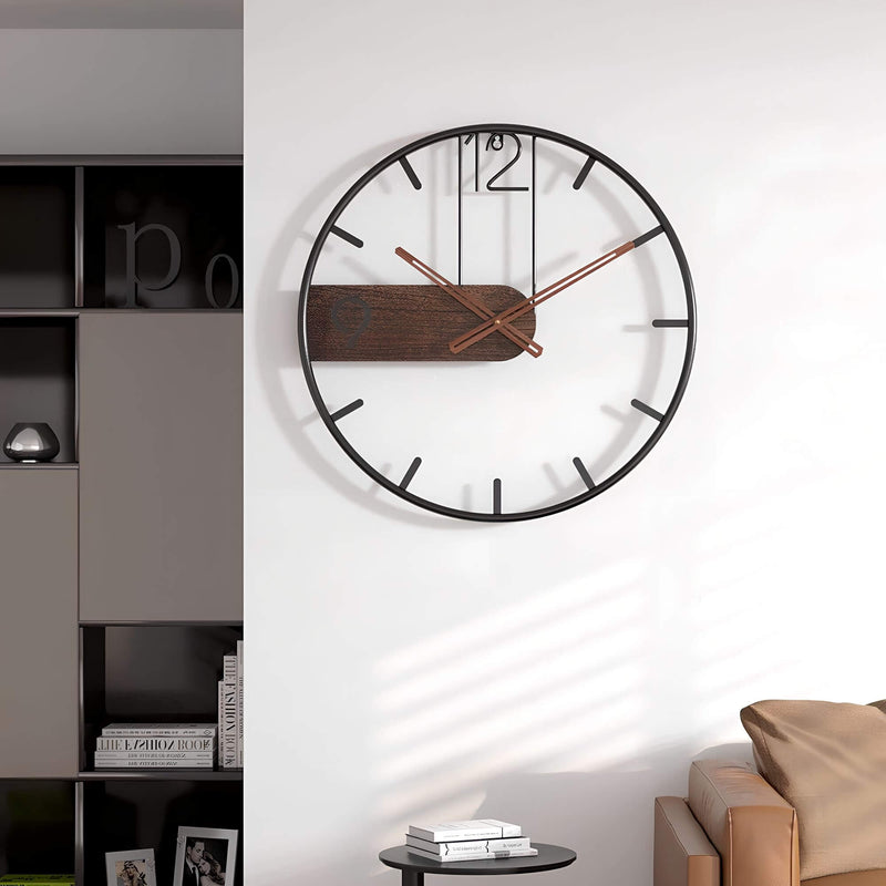 Miravique-Walnut Wall Clock