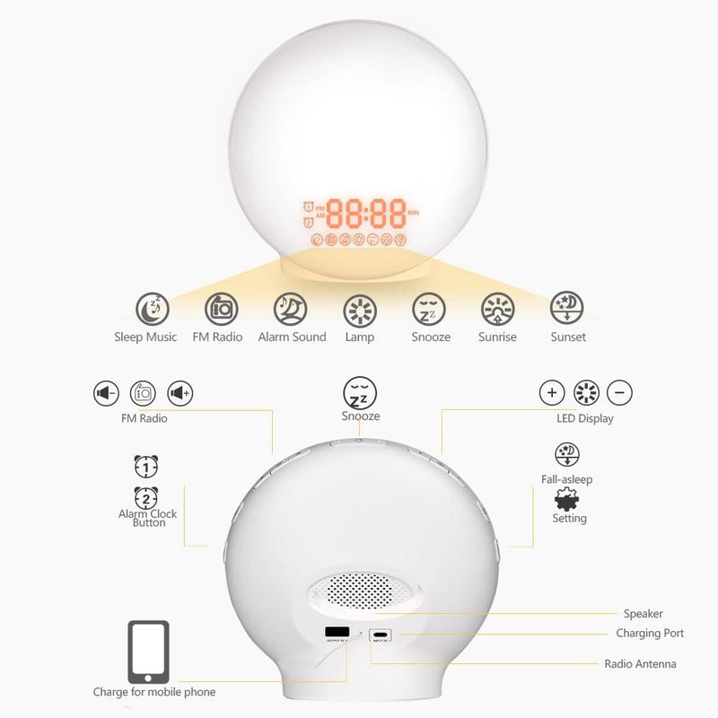 Elliptical Sunrise Alarm Clock