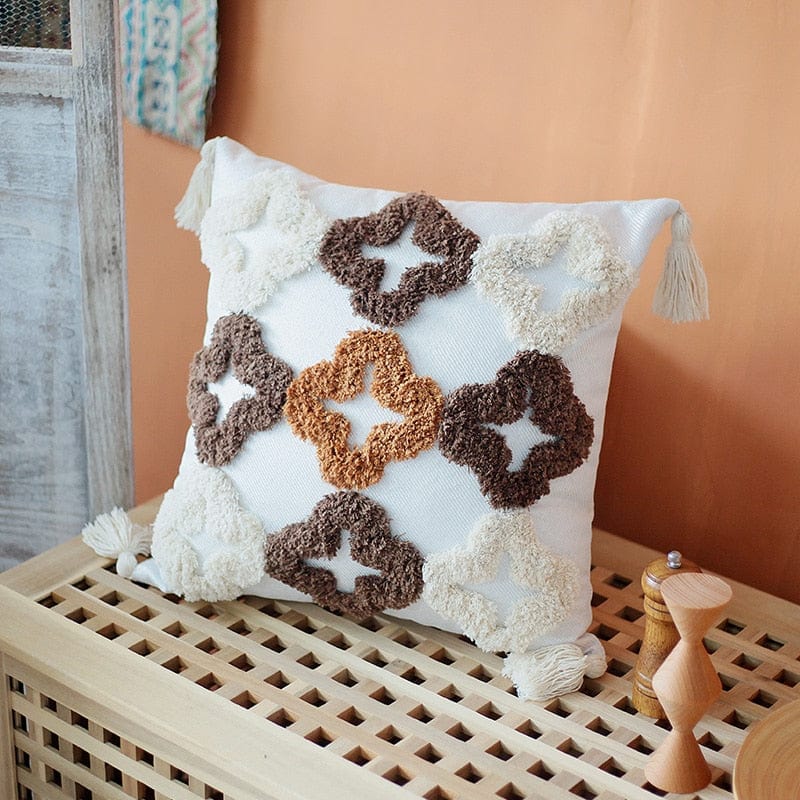 Moroccan Tuft Pillow Cover