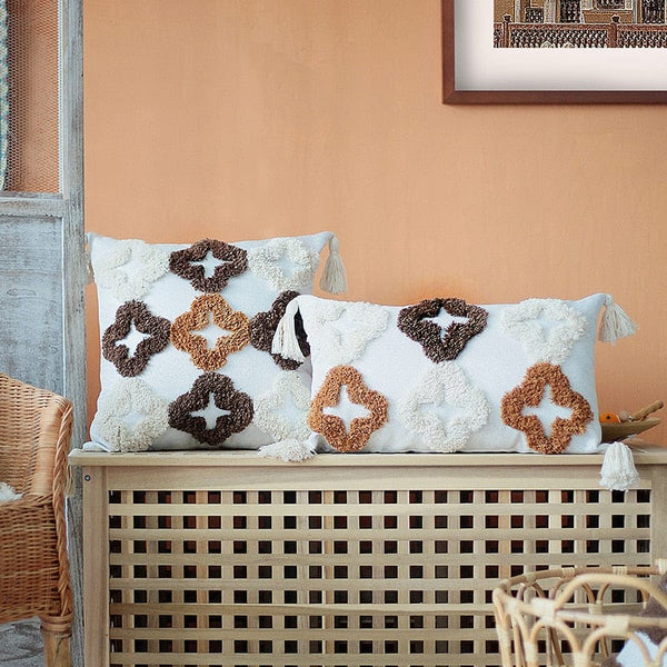 Moroccan Tuft Pillow Cover