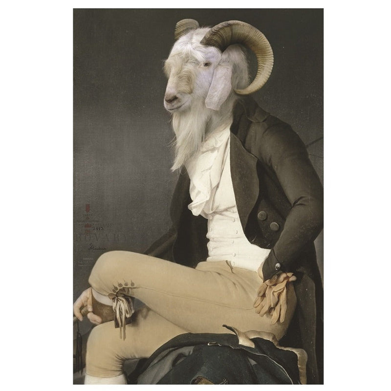 THE RETRO GOAT CANVAS PRINT