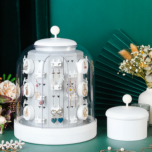 360 Rotating Design Jewelry Organizer