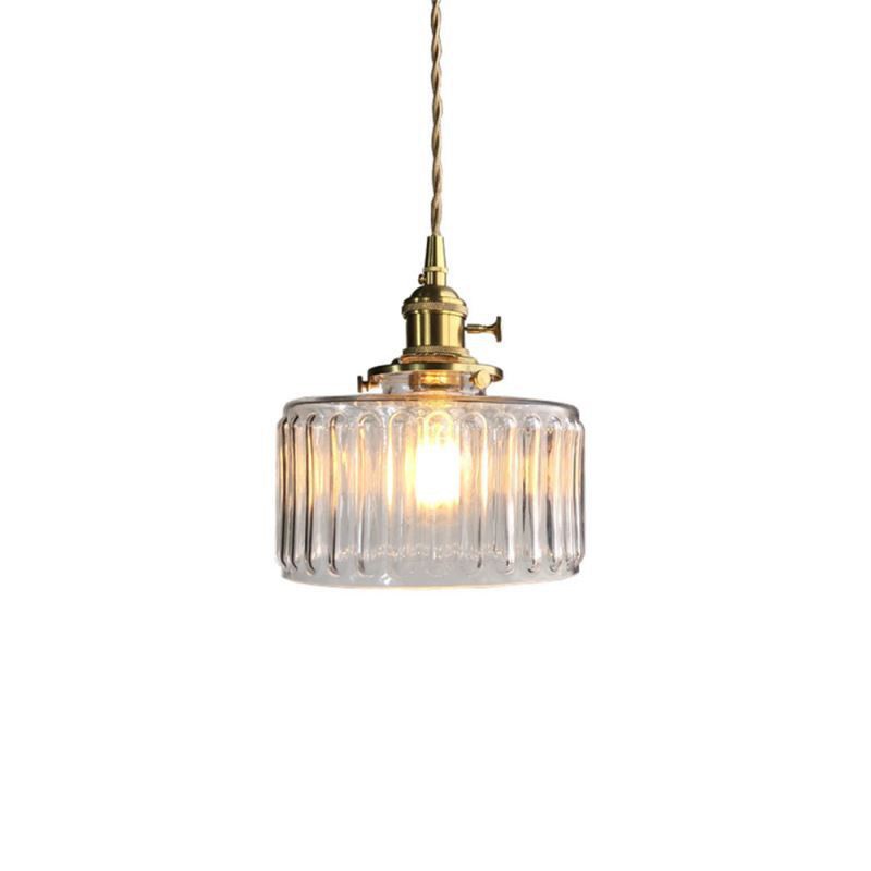 Miravique Stunning Cylinder Glass Pendant Light