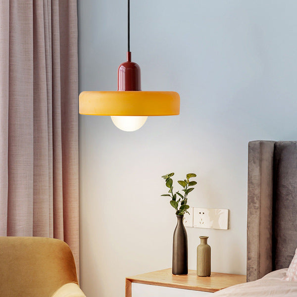 Bauhaus Pendant Lamp – Colored Glass Stylish Design