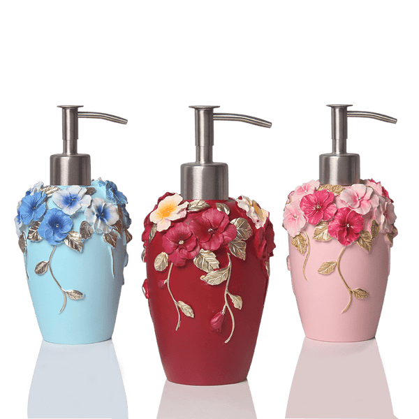 Floral Soap Dispenser