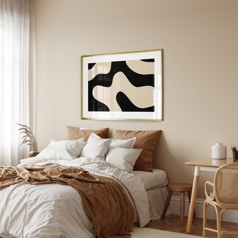 Minimalistic Abstract Neutral Wall Art Poster Prints