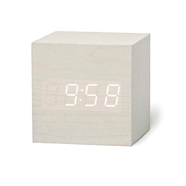 Personalized Wooden Digital LED Alarm Clock – Stylish Home Decor Accessory with USB/Battery Power